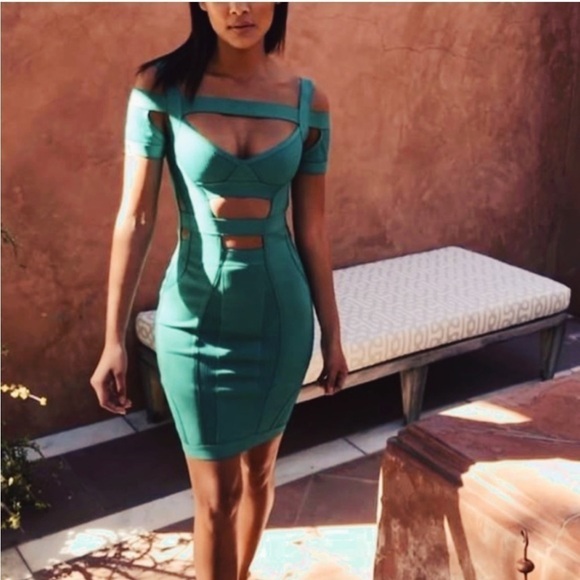 House of CB Caltina Bandage Dress Size Small - Picture 3 of 11